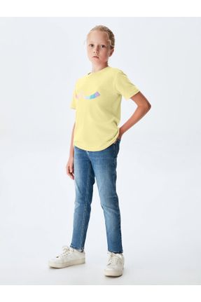 تی شرت زرد بچه گانه رگولار کد 835465443