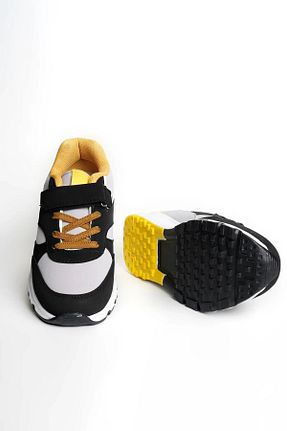 کفش اسنیکر زرد بچه گانه بند دار Spor Model - کد 812915674