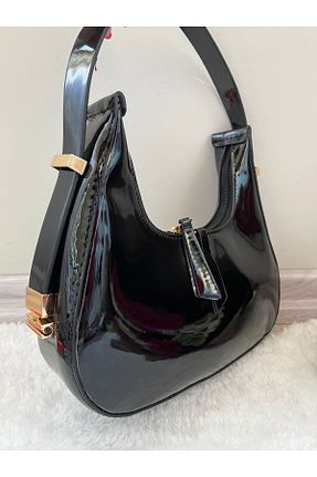 کیف دوشی مشکی زنانه چرم مصنوعی MONAROSA - کد 815328410