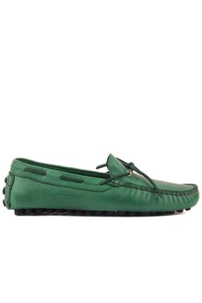 کفش کلاسیک سبز مردانه جیر پاشنه کوتاه ( 4 - 1 cm ) پاشنه ساده کد 366859839