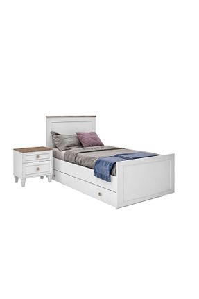 چارچوب تخت سفید MDF VENATTO - کد 266498094
