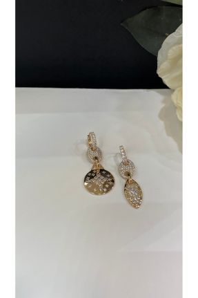 گوشواره جواهر طلائی کد 835530038