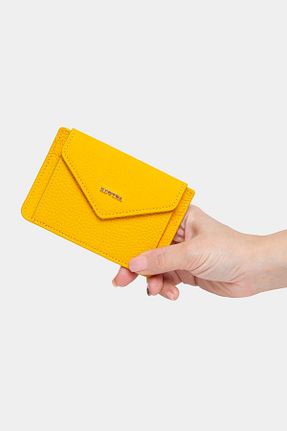 کیف پول زرد زنانه ابعاد کوچک REWİNA - کد 835182785