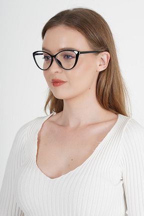 عینک محافظ نور آبی نارنجی زنانه شیشه LOOKUP NEW - کد 834256332