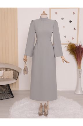 لباس طوسی زنانه رگولار بافتنی کد 410080014