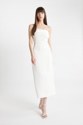 لباس سفید زنانه بافتنی کد 833623232