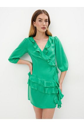 لباس سبز زنانه بافتنی SELAZRA - کد 833298711