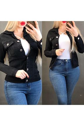 کت مشکی زنانه اسلیم فیت eGs - کد 805596163