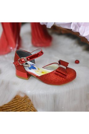 کفش پاشنه بلند کلاسیک قرمز بچه گانه پاشنه ضخیم پاشنه کوتاه ( 4 - 1 cm ) کد 835657229