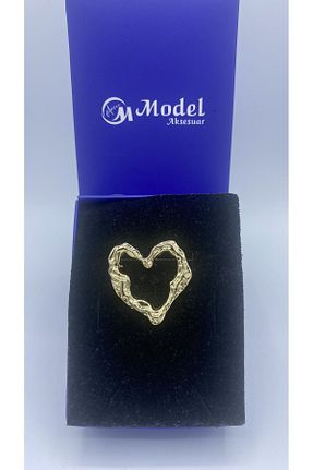 سنجاق سینه طلائی زنانه فلزی model aksesuar - کد 357887068