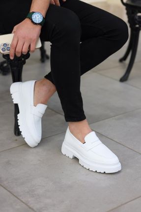 کفش کلاسیک سفید مردانه پاشنه کوتاه ( 4 - 1 cm ) کد 816160629