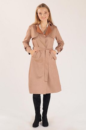 ترنچکت قهوه ای زنانه بدون آستر Rays - کد 773638723