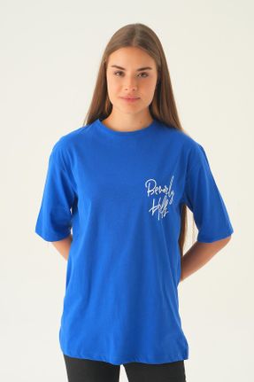 تی شرت آبی زنانه کد 827851225