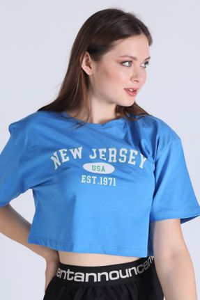 تی شرت آبی زنانه کد 759240069