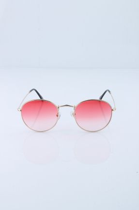 عینک آفتابی قرمز زنانه 50 UV400 ترکیبی سایه روشن هندسی کد 275421719