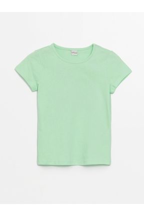 تی شرت سبز بچه گانه یقه گرد کد 835732828