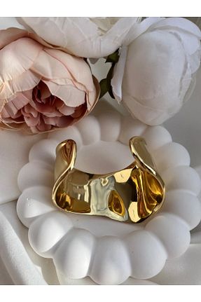 دستبند استیل (فولاد) طلائی زنانه استیل (فولاد) İREM YILDIZ - کد 824258440