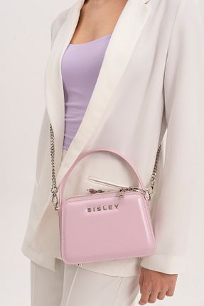کیف دوشی بنفش زنانه چرم مصنوعی Sisley - کد 835477275
