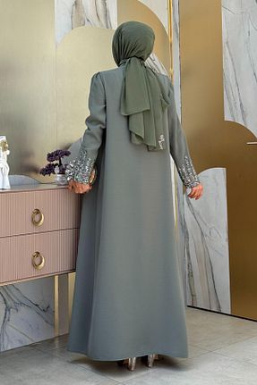 ست بالاتنه و پائین تنه حجاب فیروزه ای زنانه اسلیم فیت Bym Fashion - کد 835499267