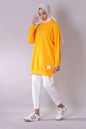 تونیک زرد زنانه بافتنی Soul - کد 823055956