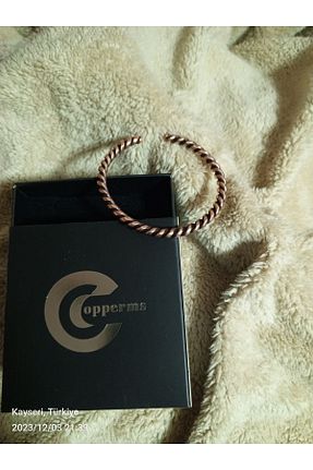 دستبند جواهر مشکی زنانه فلزی COPPERMS - کد 789874102