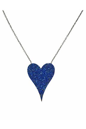 گردنبند نقره آبی زنانه 925 عیار Luna Argento Jewelry - کد 141669426