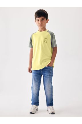 تی شرت زرد بچه گانه رگولار کد 835465741
