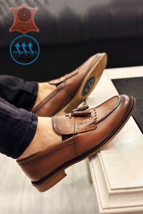 کفش کلاسیک قهوه ای مردانه پاشنه کوتاه ( 4 - 1 cm ) کد 835427468