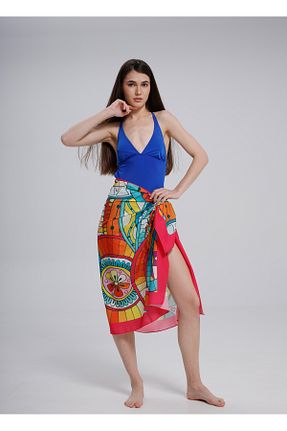 رویه بیکینی رنگی زنانه پلی استر nehir eşarp - کد 831563971
