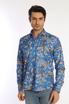 پیراهن سرمه ای مردانه رگولار PASSERO - کد 820549499