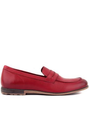 کفش کژوال زرشکی مردانه چرم خالص Sail Lakers - کد 299143939