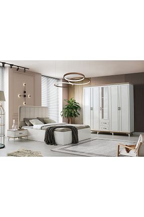 ست اتاق خواب سفید 5 AYDINEV - کد 684878088