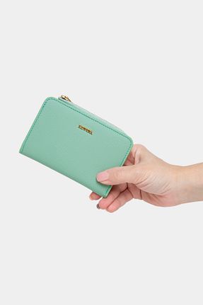 کیف پول سبز زنانه ابعاد کوچک REWİNA - کد 835566593