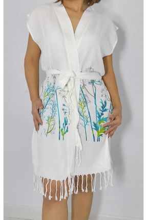 لباس ساحلی سفید زنانه کد 44186683