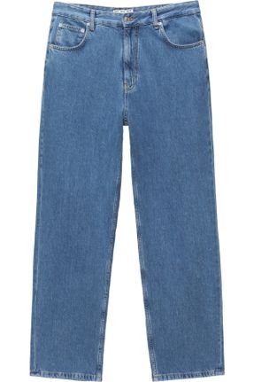 شلوار جین آبی مردانه پاچه رگولار کد 332439145