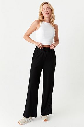 شلوار مشکی زنانه بافت Select Moda - کد 832979659