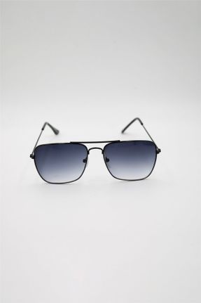 عینک آفتابی مشکی مردانه 50 UV400 ترکیبی سایه روشن هندسی کد 119761857