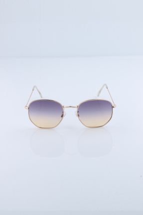 عینک آفتابی زنانه 50 UV400 ترکیبی سایه روشن هندسی کد 306013505