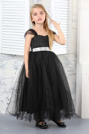 لباس مجلسی و فارغ التحصیلی مشکی بچه گانه بند دار Jannock - کد 835706832