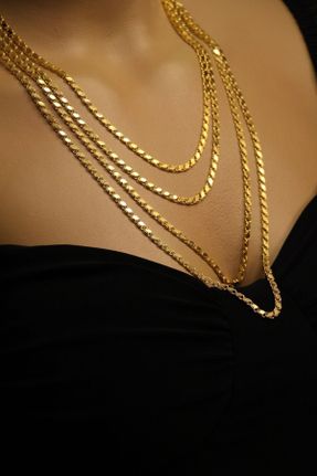 گردنبند طلا طلائی زنانه کد 759075293