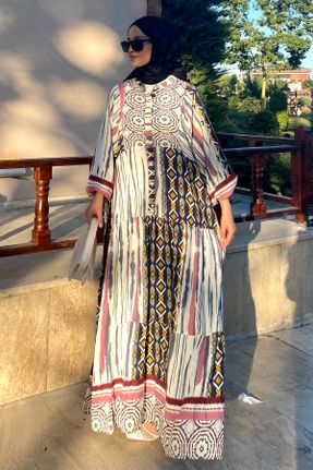 لباس طوسی زنانه اورسایز بافتنی ویسکون کد 835733539