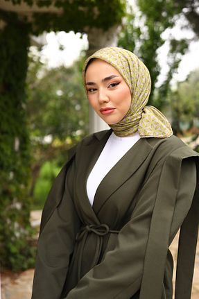 روسری قهوه ای پنبه ای Silk Home - کد 828377585