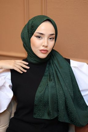 شال سبز زنانه ویسکون Silk Home - کد 793203641