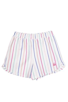 شلوارک و برمودا سفید بچه گانه Relaxed United Colors of Benetton - کد 822789292