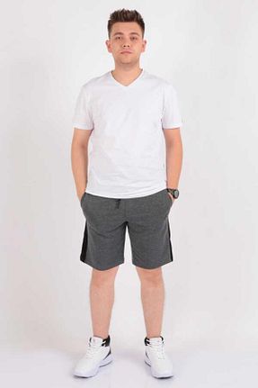 شلوارک و برمودا طوسی مردانه پارچه United Colors of Benetton - کد 800790698