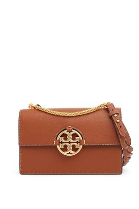 کیف دوشی قهوه ای زنانه پارچه ای Tory Burch - کد 752414350