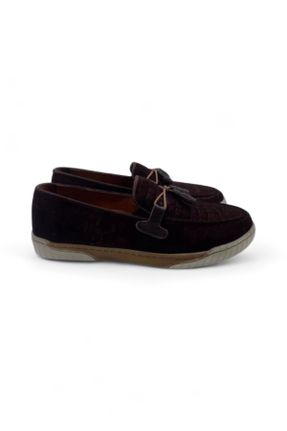 کفش کلاسیک قهوه ای مردانه چرم طبیعی پاشنه کوتاه ( 4 - 1 cm ) پاشنه ساده کد 452582085