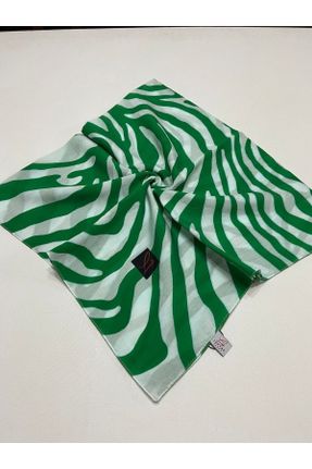 روسری سبز پنبه (نخی) 90 x 90 کد 727790010