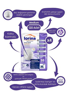 پوشک بیمار LORİNA - کد 124009765