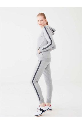 ست گرمکن طوسی زنانه پنبه ای U.S. Polo Assn. - کد 759097528